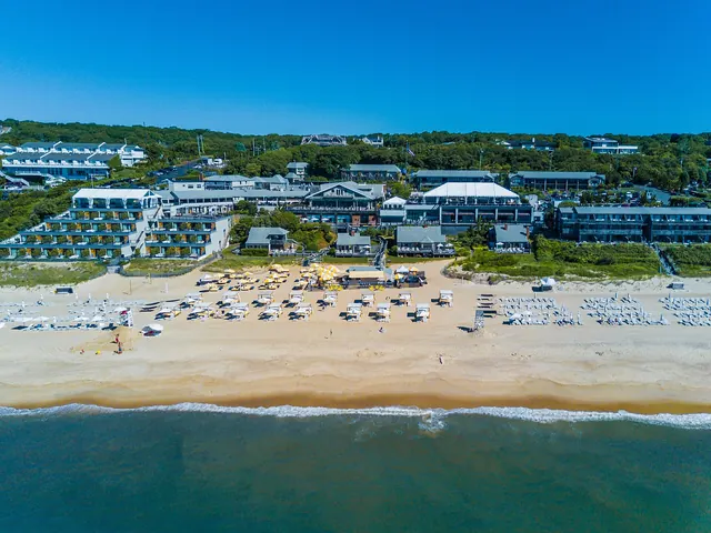 Gurney's Montauk from the air